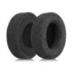 Rotating Snap-on Earpads for Razer Kraken Pro V2 - Cotton Fabric Black - 1