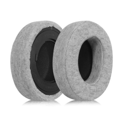 Rotating Snap-on Replacement Earpads for Razer Kraken Pro V2 - Grey Cotton - 1