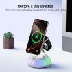 Yesido DS31 3-in-1 Magnetic Wireless Charger with RGB Light - White - 2