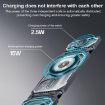 Yesido DS25 3-in-1 Foldable Magnetic Wireless Charger - Black - 7