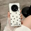 OPPO Find N5 Phone Case - Glitter Powder Dots Pattern, White - 2