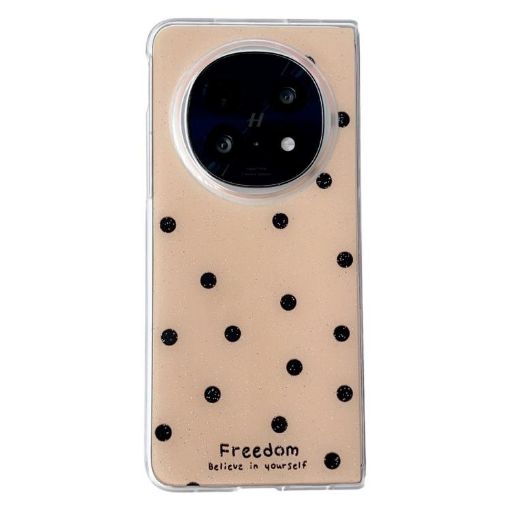 OPPO Find N5 Phone Case - Gold Glitter Powder Dots Pattern - 1
