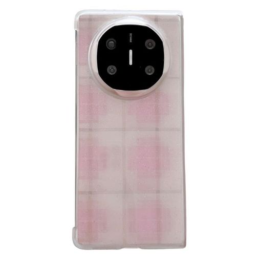 Huawei Mate X6 Pink Glitter Powder Dots Pattern Phone Case - 1