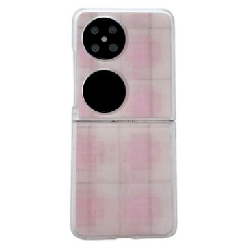 Huawei P50 Pocket Pink Glitter Powder Dots Pattern Phone Case - 1