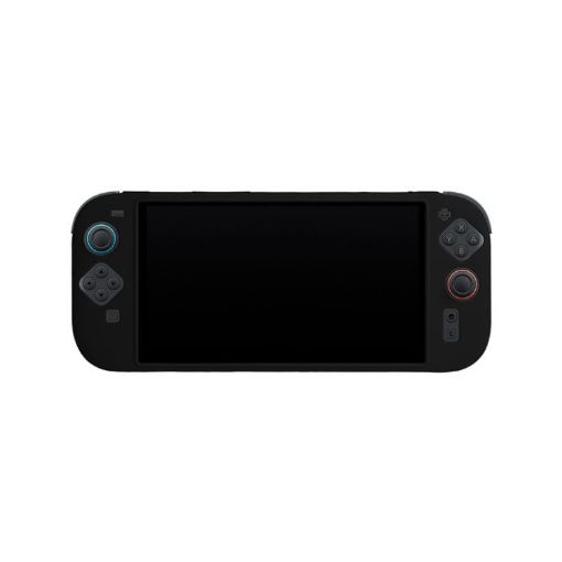 Nintendo Switch 2 Silicone Protective Case - One-Piece Black Cover - 1