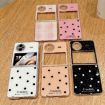 Vivo X Flip Phone Case - Glitter Powder Dots Pattern, White - 6