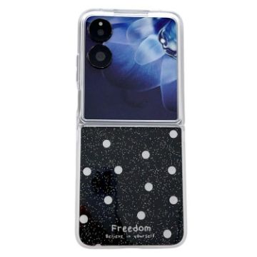 Xiaomi Mix Flip Phone Case - Black Glitter Powder Dots Pattern - 1