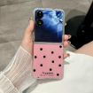 Xiaomi Mix Flip Phone Case - Rose Red Glitter Powder Dots Pattern - 2