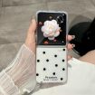 For Honor Magic V Flip Glitter Powder Dots Phone Case - White - 2