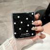 For Honor Magic V Flip Pink Glitter Powder Dots Pattern Phone Case - 4