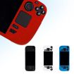 Steam Deck Game Console Red Silicone Protective Case - One-piece Design - 2
