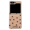 Samsung Galaxy Z Flip6 Gold Glitter Dots Pattern Phone Case - 1
