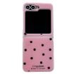 Samsung Galaxy Z Flip5 Phone Case - Rose Red Glitter Powder Dots Pattern - 1