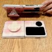 OPPO Find N2 Flip Pink Glitter Dots Phone Case with Holder - 5