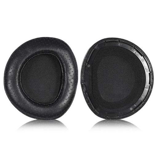 Snap-on Lambskin Earpads for Sennheiser HD800/HD800S - Black - 1