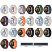 18mm White Starlight Tri-beads Magnetic Silicone Watch Band - 3