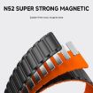 20mm Dark Green Tri-beads Magnetic Silicone Watch Band - 4