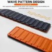22mm Light Mint Starlight Magnetic Silicone Watch Band Tri-beads - 5