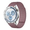 22mm Smoky Purple Tri-beads Magnetic Silicone Watch Band - 1