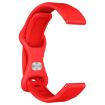 Xiaomi Smart Band 9/8 Red Silicone Watch Band & Transparent Case - 2