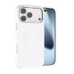 iPhone 17 Pro Max Kalebol Metal Lens Frame MagSafe Frosted Case White - 1