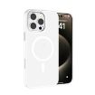 iPhone 16 Pro Max Kalebol Metal Lens Frame MagSafe Frosted Case White - 1