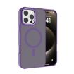 iPhone 16 Pro Max Dark Purple MagSafe Case with Metal Lens Frame - 1