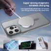 iPhone 16 Pro Kalebol Metal Lens Frame MagSafe Frosted Case Pink - 5