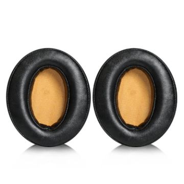 Replacement Lambskin Earpads for Sennheiser MOMENTUM 2.0 - Black Yellow - 1