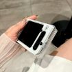 Huawei Pura X Glitter Dots Phone Case with Holder - White - 3