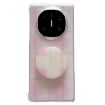 Huawei Mate X6 Pink Glitter Dots Phone Case with Holder - 1