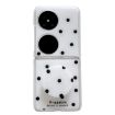 Huawei Pocket 2 Phone Case with Holder - Glitter Powder Dots, White - 1