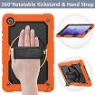 Shockproof Case for Samsung Galaxy Tab A7 2020 with Holder & Straps - Orange - 4