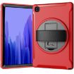 Samsung Galaxy Tab A7 10.4 Case 360 Rotation with Holder & Strap Red - 2