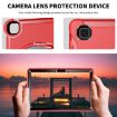 Samsung Galaxy Tab A7 10.4 Case 360 Rotation with Holder & Strap Red - 5