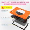 Samsung Galaxy Tab A7 (2020) T500/T505 360 Rotating Case Orange - 7
