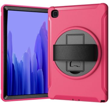Samsung Galaxy Tab A7 2020 T500/T505 360 Rotating Case Rose Red - 1