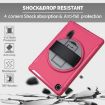 Samsung Galaxy Tab A7 2020 T500/T505 360 Rotating Case Rose Red - 5