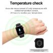 MX05 1.54" TFT Touch Screen Smart Watch, Sleep/Heart Rate/BP Monitor - 6