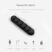 ORICO CBS5 Black Silicone Desktop Cable Manager Winder Fixer, 9.6x2x1.2cm - 9