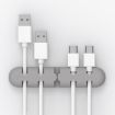 ORICO CBS5 Grey Silicone Desktop Cable Manager Winder Fixer, 9.6x2x1.2cm - 1