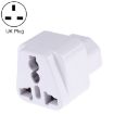 Universal Socket to C14 Male Plug Power Adapter Charger (White) - Portable - 1