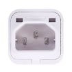 Universal Socket to C14 Male Plug Power Adapter Charger (White) - Portable - 6