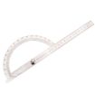 Stainless Steel Protractor Angle Finder with 150mm Arm Ruler Tool - 1