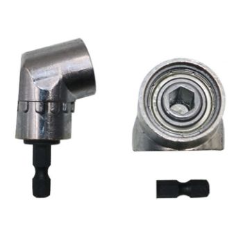 Right Angle Drill Driver Bit 105 7mm Hex Magnetic Socket Adaptor - 1