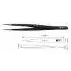 Precision Anti-static ESD Stainless Steel Tweezers - BEST BST-16 - 2