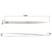 BEST BST-Q1 Brushed Stainless Steel Tweezers - Precision Tool 70 Char - 3