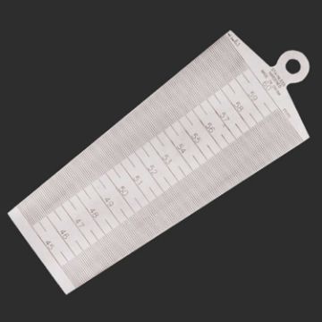 Wedge Feeler Gap 45-60mm Taper Gauge Stainless Steel Ruler Tool - 1