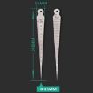 Wedge Feeler Gap 1-15mm Stainless Steel Taper Gauge Metric Imperial Tool - 3
