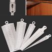 Stainless Steel Wedge Feeler Gauge 1-15mm Metric Imperial Ruler Tool - 5